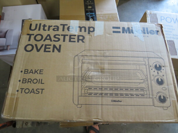 One Mueller Ultra Temp Toaster Oven.