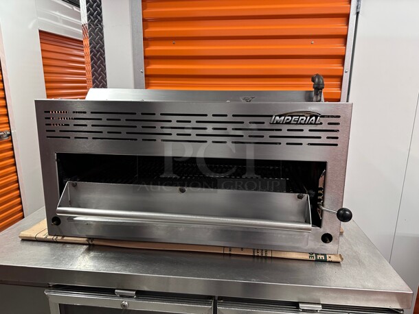 Working! Imperial Range IRSB-36 36 inch Commercial  Gas Salamander Broiler Counter Top Natural Gas NSF Tested and Working! - Image 2 of 9
