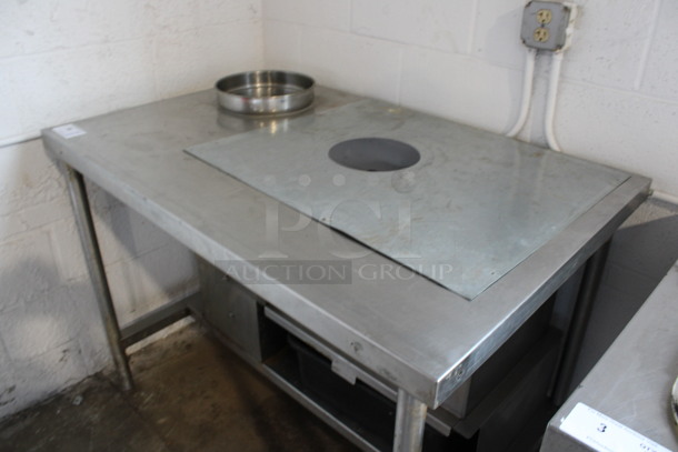 Ayr-king Stainless Steel Commercial Breader / Blender / Sifter Station. 115 Volts, 1 Phase. 48x31x35.5. Cannot Test - Unit Needs New Power Cord - Image 3 of 5