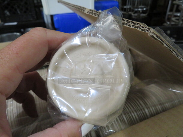 NEW Case Of World Centric 2oz Cup Lids. 2,000ct. #CUL-SC-2.  - Image 1 of 3