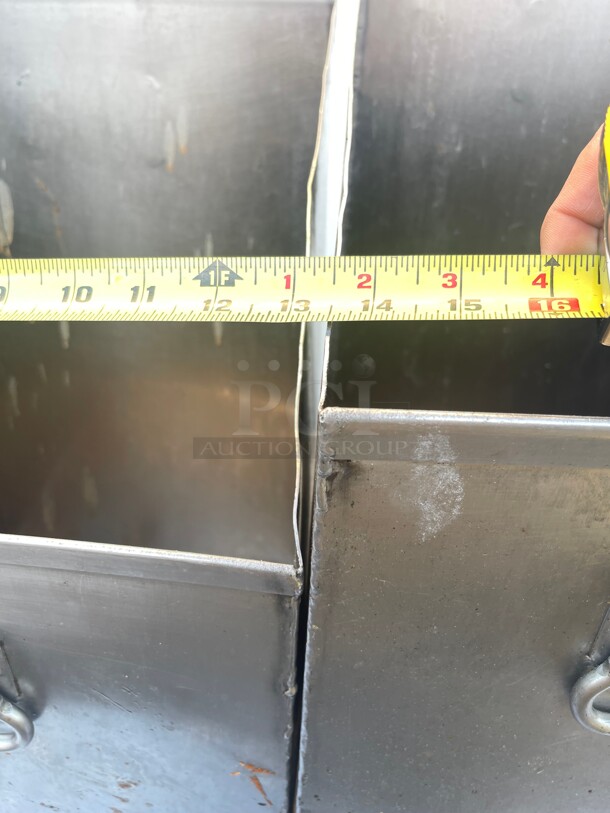 Commercial Heavy Duty Stainless Steel Trash Receptacle NSF  - Image 6 of 7