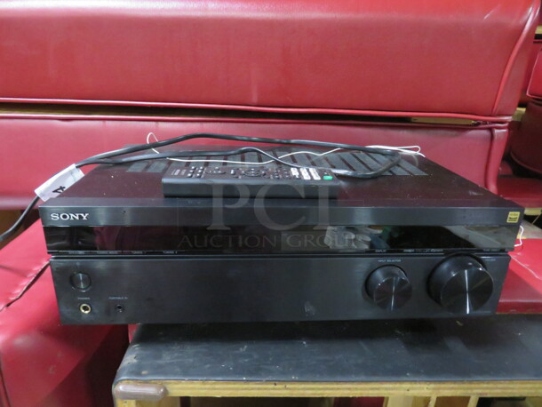 One Sony Receiver With Remote. #STR-DH190