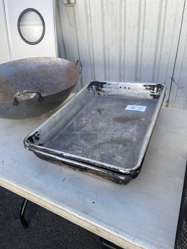 Commercial Aluminum Heavy Duty extra Large Oven Pan - Image 4 of 8