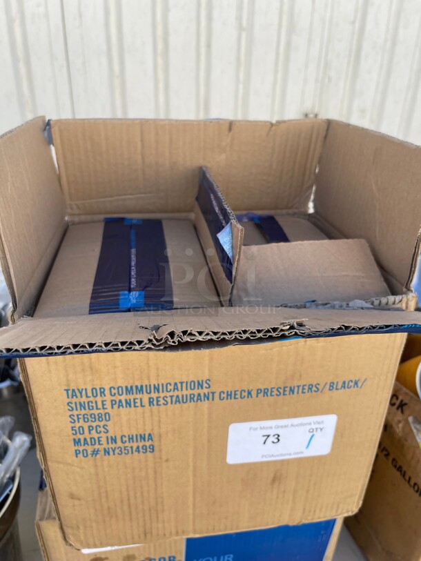 New! One Lot Has 24 Pcs of Check Presenters Single Fold - Image 2 of 3