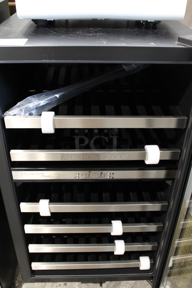 BRAND NEW SCRATCH AND DENT! Danby DWC114BLSDD 38 Bottle Dual Zone Freestanding Wine Cooler Merchandiser. 115 Volts, 1 Phase. Tested and Working! - Image 2 of 3