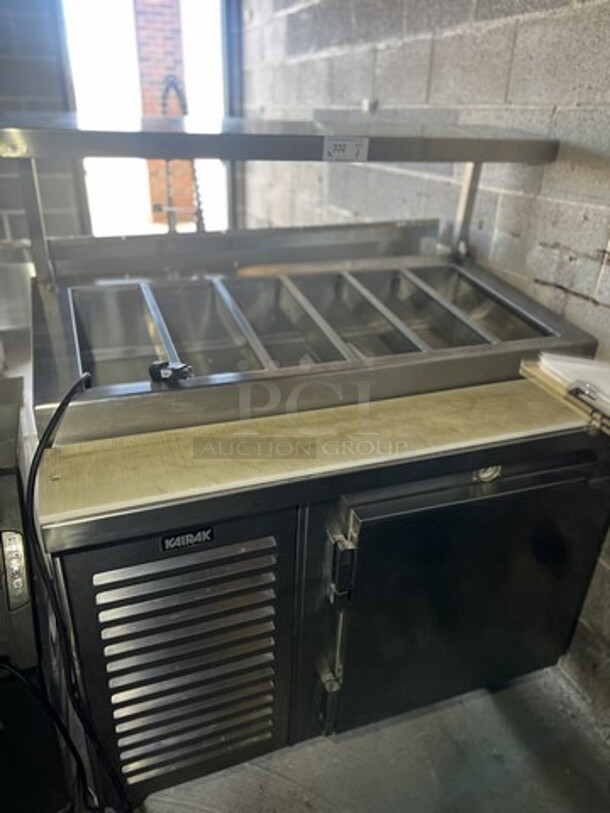 Kairak Refrigeration Prep Table, Single Door Storage, Turns on, Doesn't Chill, Was Told Needs Thermostat 