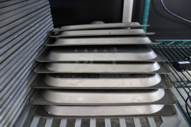 8 Stainless Steel 1/2 Size Drop In Bin Lids. 8 Times Your Bid! - Image 3 of 3