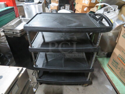 One 4 Shelf METRO Cart On Casters. 34X23X40