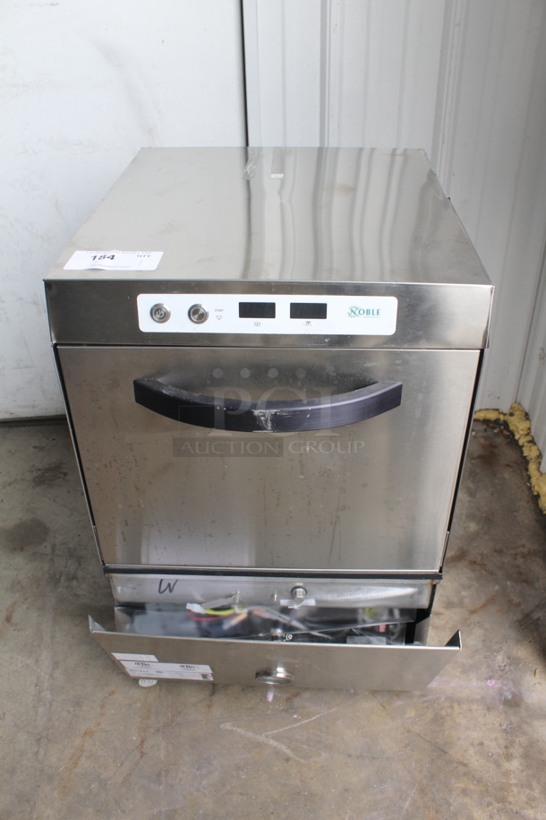 BRAND NEW SCRATCH AND DENT! 2022 Noble Commercial Stainless Steel  Warewashing Machine With 2 Dish Crates. 230V - Image 1 of 12
