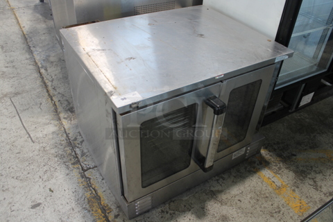 Southbend B Series Stainless Steel Commercial Electric Powered Full Size Convection Oven w/ View Through Doors and Thermostatic Controls. 240 Volts, 1 Phase.