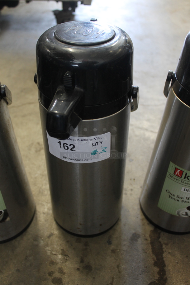 3 Stainless Steel Air Pots. 3 Times Your Bid! - Image 2 of 8
