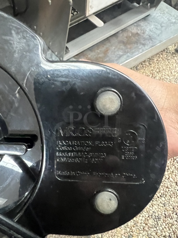 Mr. Coffee Automatic Burr Mill Coffee Grinder with 18 Custom Grinders, Silver Tested and Working! - Image 2 of 2