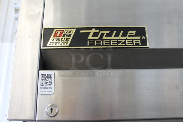 2013 True T-23F ENERGY STAR Stainless Steel Commercial Single Door Reach In Freezer w/ Poly Coated Racks on Commercial Casters. 115 Volts, 1 Phase. Tested and Powers On But Does Not Get Cold - Image 2 of 7