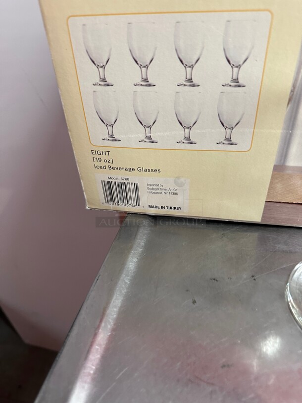 New! Beautiful 19 oz. Customizable All Purpose Wine Glass NSF Heavy Duty  - Image 5 of 5