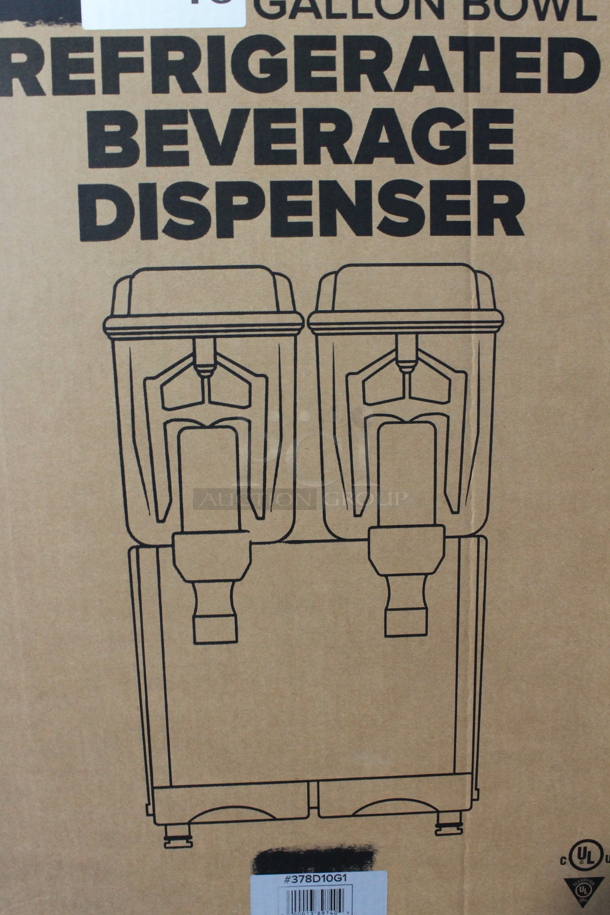 	BRAND NEW IN BOX! Narvon MEGA 140S 378D10G1 Stainless Steel Commercial Single 10 Gallon Bowl Refrigerated Beverage Dispenser. 120 Volts, 1 Phase. Tested and Working! Stock Picture Used For Gallery Picture. - Image 4 of 5