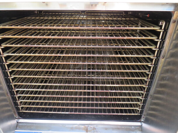 Duke 6/13 Natural Gas Full Size Convection Oven With 13 Racks. Unable To Test.  2XBID. 2 Ovens Make 1 Double Stack.  - Image 2 of 4