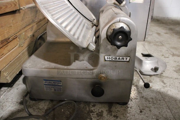 Hobart Model 1712 Stainless Steel Commercial Countertop Automatic Meat Slicer. 115 Volts, 1 Phase. 26x21x26. Tested and Working! - Image 6 of 8
