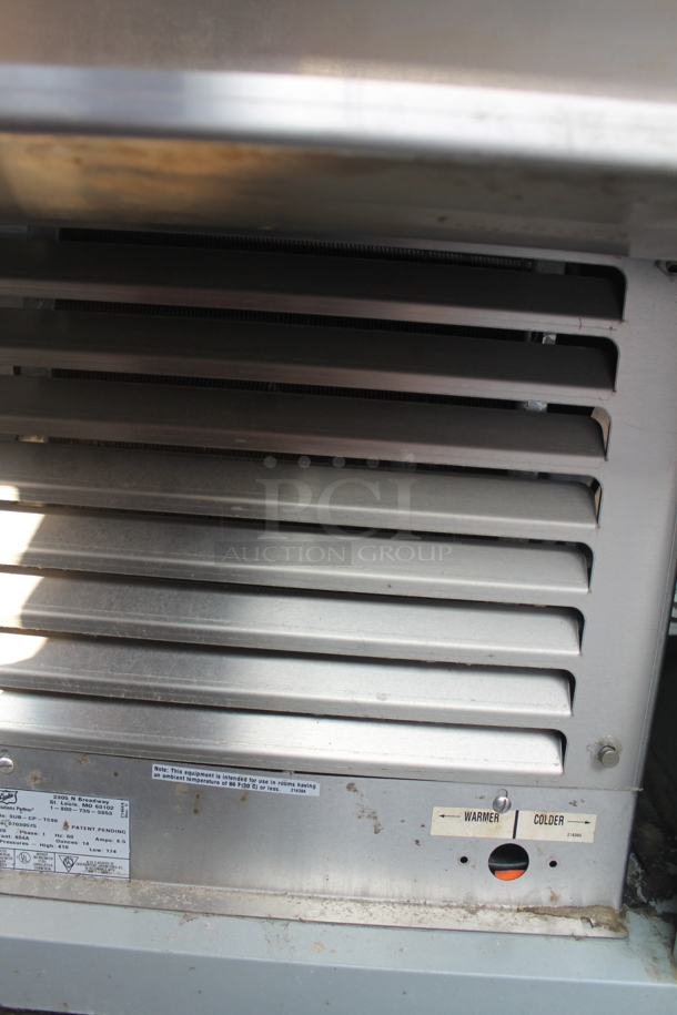 Duke SUB-CP-TC86 Commercial Stainless Steel Cold Food Bar With Commercial Casters. 120V, 1 Phase.  - Image 8 of 11