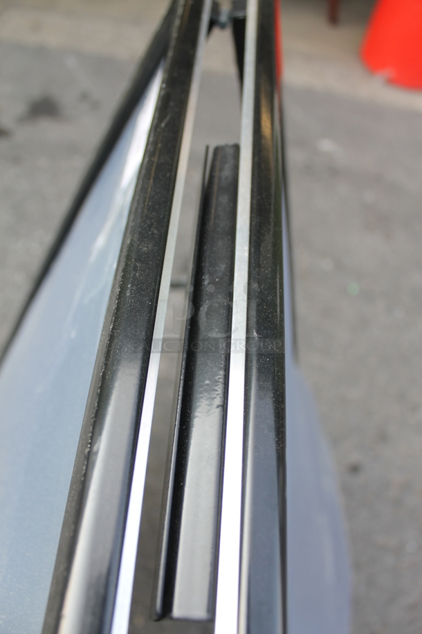 Stainless Steel A-Frame Sign With Black Trim  - Image 6 of 6