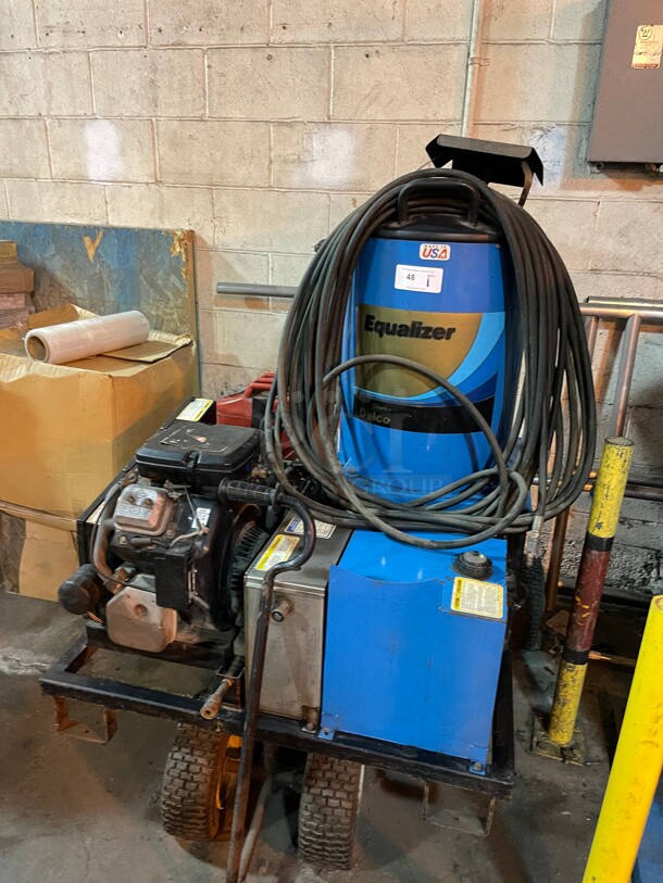 Working! Delco 4300 Equalizer Hot Water Pressure Washers & Steam Cleaners With Gas Engines and Electric Motors