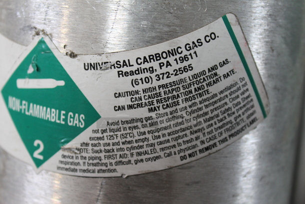 Metal Carbon Dioxide Tank. - Image 6 of 12