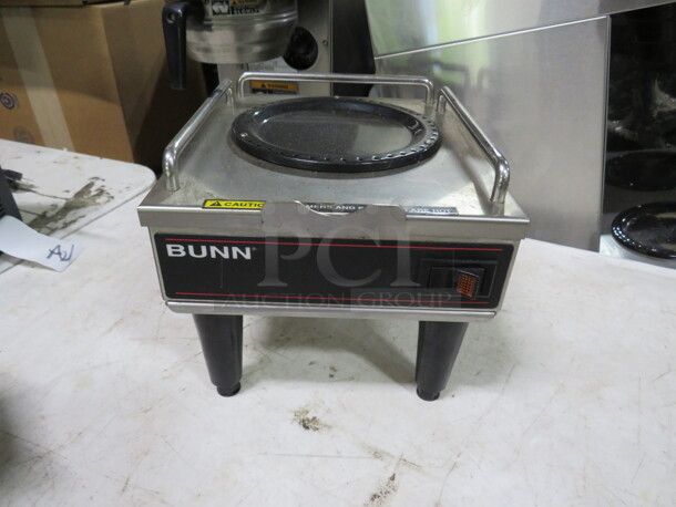 One Bunn Warmer. Model# RWS1. 120 Volt, 8.5X9.5X9