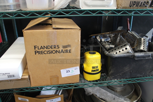 ALL ONE MONEY! Tier Lot of Various Items Including Filters and Stainless Steel Silverware Cups - Image 1 of 3