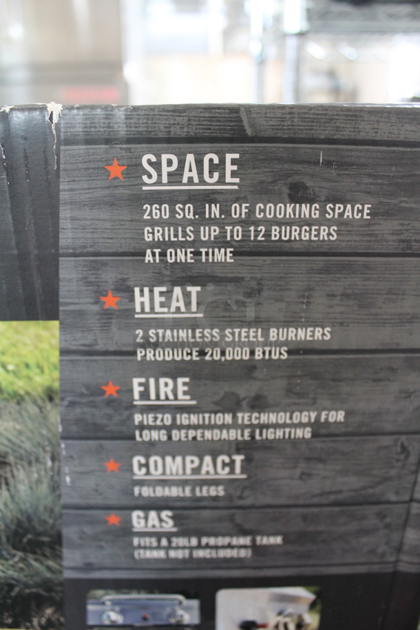 BRAND NEW IN BOX! Members Mark Stainless Steel Propane Gas Powered Portable Grill. - Image 4 of 7