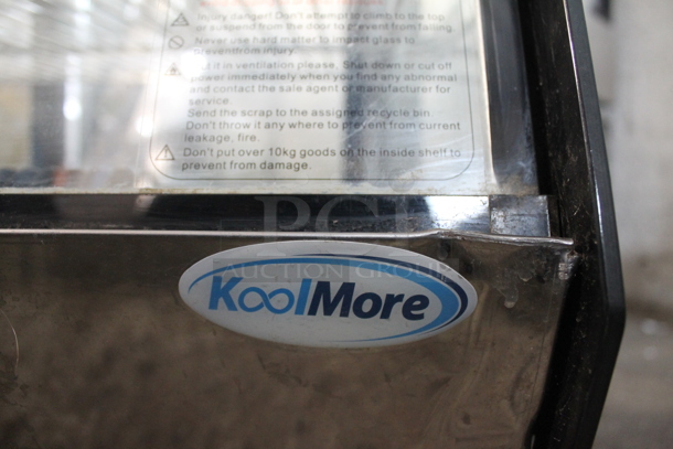 BRAND NEW SCRATCH AND DENT! KoolMore Stainless Steel Commercial Countertop Deli Display Case Merchandiser. Tested and Powers On But Does Not Get Cold - Image 9 of 10