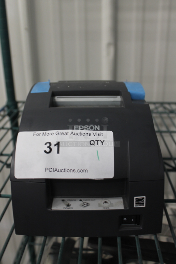 BRAND NEW! Epson M188D Countertop Receipt Printer. - Image 1 of 7