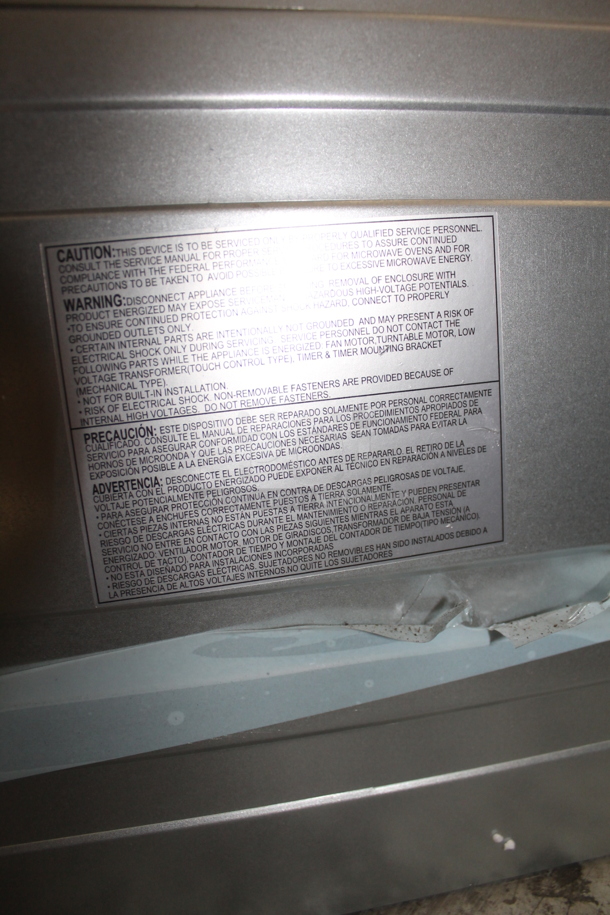 BRAND NEW SCRATCH AND DENT! KoolMore Stainless Steel Commercial Microwave Oven Drawer. 115 Volts, 1 Phase. - Image 8 of 9