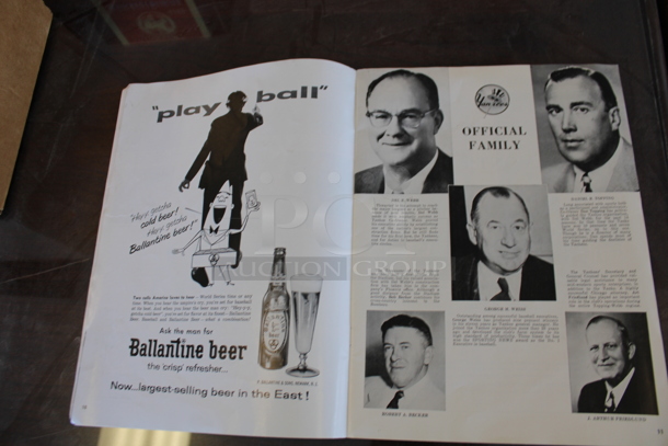 Official Program From Yankees vs Milwaukee Braves 1958 World Series! - Image 2 of 7
