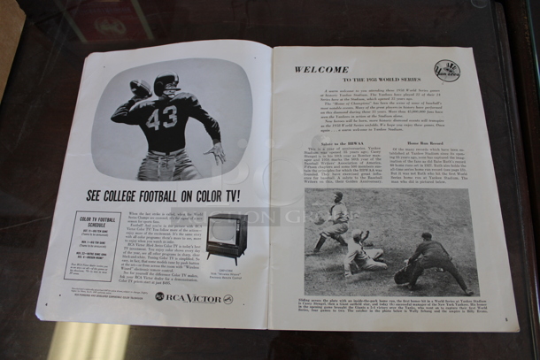 Official Program From Yankees vs Milwaukee Braves 1958 World Series! - Image 7 of 7