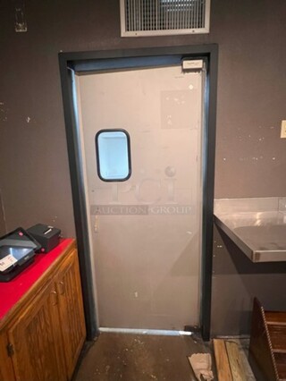 Eliason Corp. Stainless Steel Lightweight Kitchen Swing Door W/Hardware
35"x82.5"
**LABOR FOR REMOVAL ADDITIONAL FEE, CONTACT MISSOURI DIVISION FOR LABOR QUOTE OR ADDITIONAL QUESTIONS.