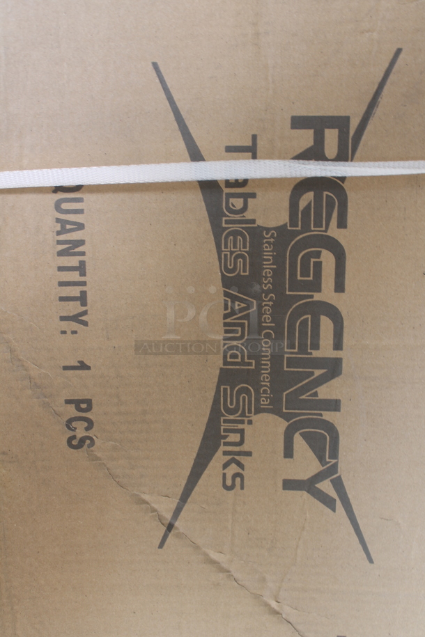 BRAND NEW IN BOX! Regency 600WS1836HD Stainless Steel Wall Mount Shelf. - Image 3 of 5