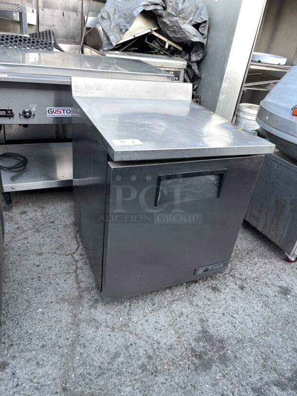 Nice! True Worktop Refrigerated Cooler With Back Splash NSF 115 Volt Tested and Working! - Image 1 of 8