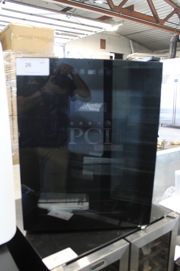 BRAND NEW SCRATCH AND DENT! Arctic King AWCA024ADB Premium 24 Bottle Wine Cooler Slide Shelves. 115 Volts, 1 Phase. Tested and Working! - Image 1 of 5