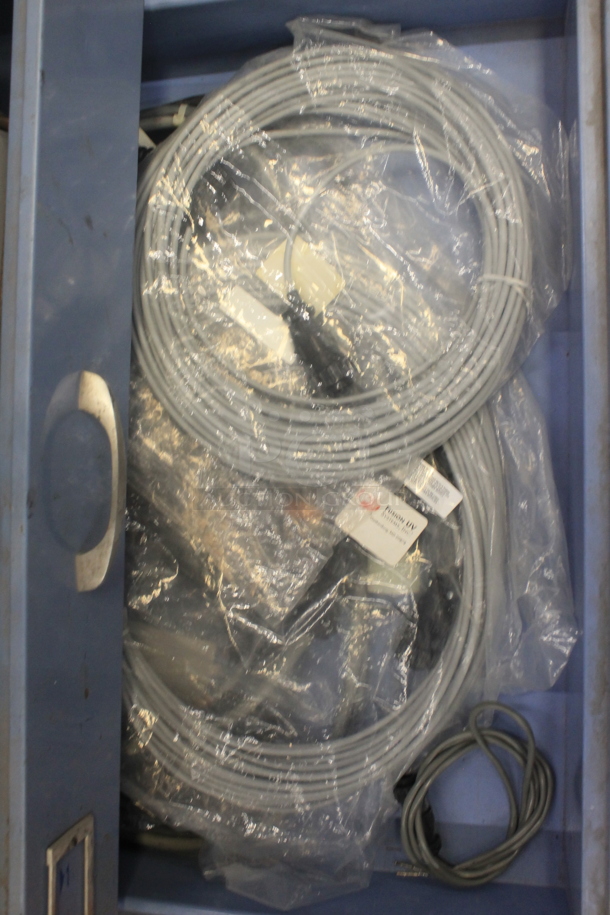 Blue Metal 9 Drawer Filing Cabinet w/ Contents. BUYER MUST REMOVE. - Image 5 of 10