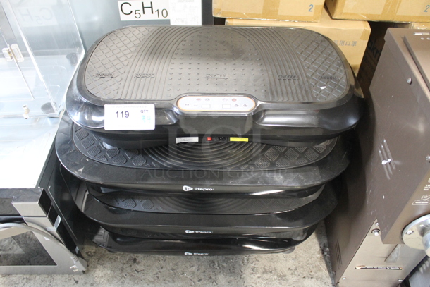 4 Lifepro Metal Vibration Plates. 110 Volts, 1 Phase. 4 Times Your Bid! - Image 1 of 6