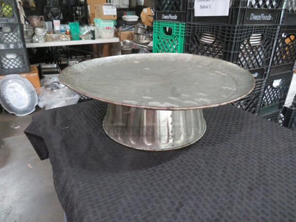 One 20X7 Vintage Look Galvanized Catering Display/Server. - Image 1 of 2