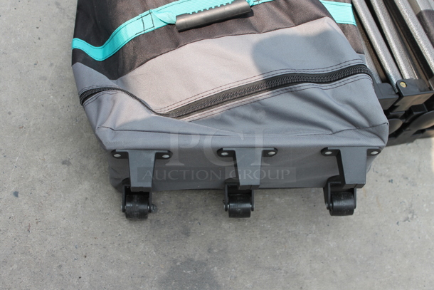 Cobizi 10x20 Heavy Duty Pop Up Canopy w/ Bag. A Few Poles are Bent. Stock Picture Used as Gallery Picture. - Image 4 of 5