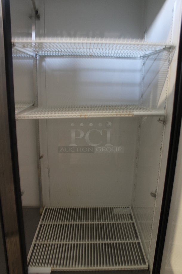 True T-49 Stainless Steel Commercial 2 Door Reach In Cooler w/ Poly Coated Racks on Commercial Casters. 115 Volts, 1 Phase. Tested and Working! - Image 6 of 6