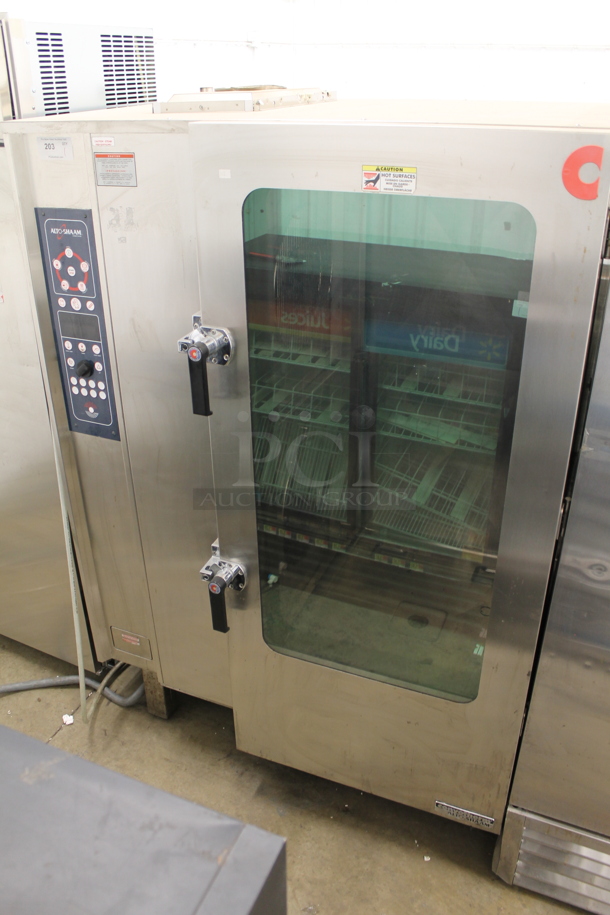 Alto Shaam HL20.206 Stainless Steel Commercial Natural Gas Powered Combi Therm Convection Roll In Rack Oven. 170,000 BTU. 