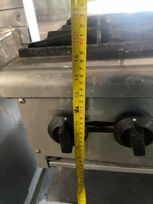 Working! Wells Commercial Counter Top 4 Burner Natural Gas NSF Tested and Working!  - Image 8 of 8