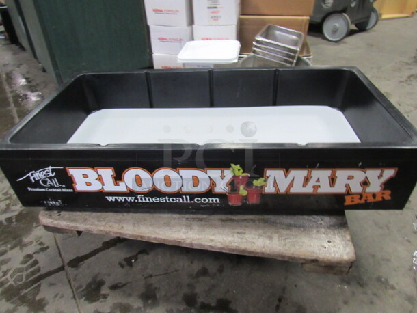 One IRP Counter Top Chiller Can/Bottle Merchandiser/Bloody Mary Bar, With Drain. #IRP-2010