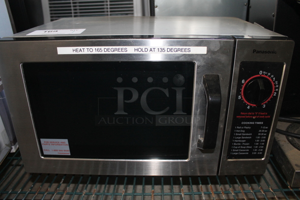 2011 Panasonic NE-1024F Stainless Steel Commercial Countertop Microwave Oven. 120 Volts, 1 Phase.  - Image 2 of 8