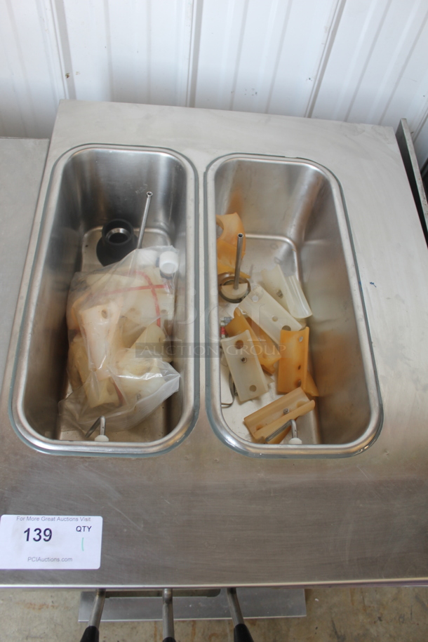 Stoelting Commercial Stainless Steel Countertop Air Cooled Soft Serve Ice Cream Machine With 2 Hoppers. Appears To Be 240 Volt, 1 Phase - Image 2 of 5