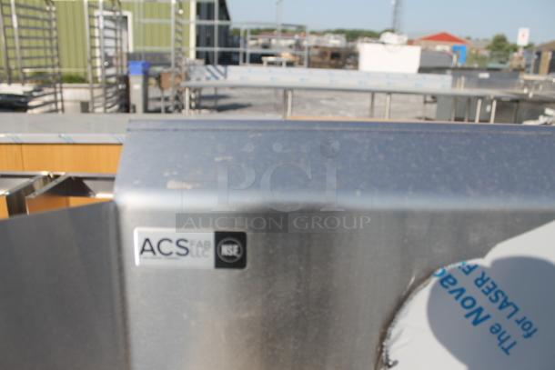 BRAND NEW! Stainless Steel Commercial Right Side Dirty Side Dish Table w/ Back Splash and Under Shelf. Bay 24x21.5 - Image 6 of 6