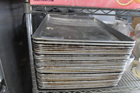 30 Metal Full Size Baking Pans. 30 Times Your Bid!