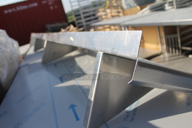 BRAND NEW! Stainless Steel Commercial Wall Mount Shelf. - Image 3 of 4